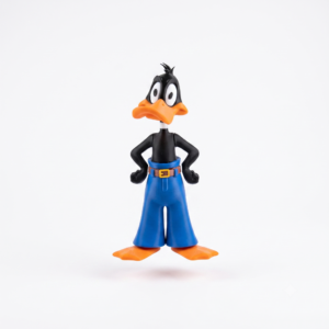 Figure do Patolino em impressão 3D inspirada no meme Calça de Shopping